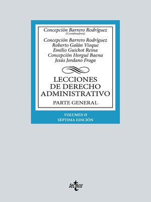 cover image of Lecciones de Derecho Administrativo